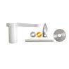 Kit de rechange ouvre-boîtes tête inox/nickelée
