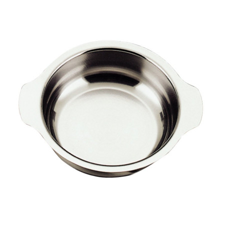 Légumier rond Uni inox - 24 cm
