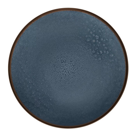 Assiette plate Feeling Indigo - bleue - 26,5cm