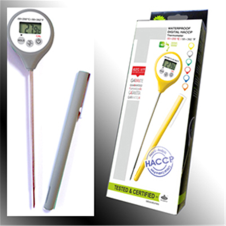 Thermomètre digital -20/+200°C avec sonde inox +/-0,5°C