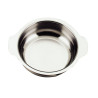 Soupière ronde Uni inox - 24 cm