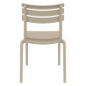 Chaise Helen en polypropylène empilable col. Taupe