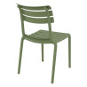 Chaise Helen en polypropylène empilable col. Vert Olive