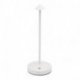Lampe de table sans fil Angélina LED - blanche - 30x10,5x10,5 cm