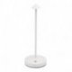 Lampe de table sans fil Angélina LED - blanche - 30x10,5x10,5 cm