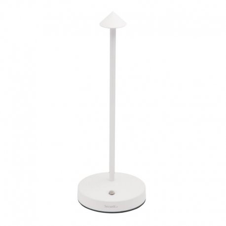 Lampe de table sans fil Angélina LED - blanche - 30x10,5x10,5 cm