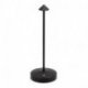 Lampe de table sans fil Angélina LED - noire - 30x10,5x10,5 cm
