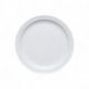 Assiette plate Europa - blanche - Ø23 cm