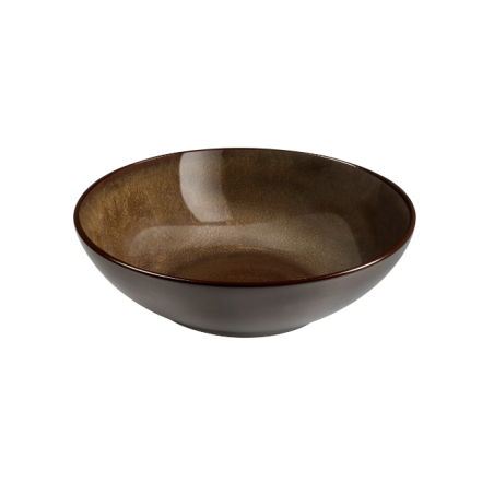 Assiette creuse salade et pates Feeling Bronze 18cm