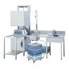 Lave-vaisselle A410 DY CV - 60 casiers/h - 3 cycles de lavage - cuve 6kW - puissance 10,1kW -  610x765x1700 mm