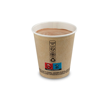 Gobelet en carton recyclable 18/19 cl - Ø7x7,6 cm