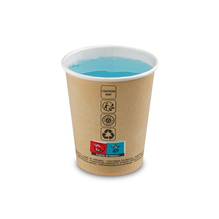 Gobelet en carton recyclable 25/29 cl - Ø8x9,3 cm