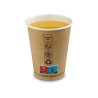 Gobelet en carton recyclable 35/43 cl - Ø8,9x10,1 cm