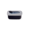 Boîte polypropylène avec couvercle - rectangulaire 0,38L - Noir