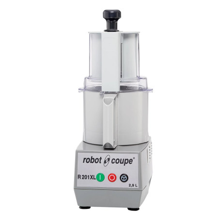 Combiné Cutter R201 XL + éminceur 5mm spécial tomates - 1 vitesse 1500 tr/ min - 2,9L - 550W - 220x280x495 mm