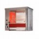 Rôtissoire électrique à balancelle Nantaise - 4 balancelles inox - 12 volailles/h - 6,4kW - 400V tri - 831x597x635 mm