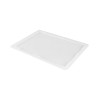 Couvercle blanc pour demi bac à pâtons - 400x300x300 mm