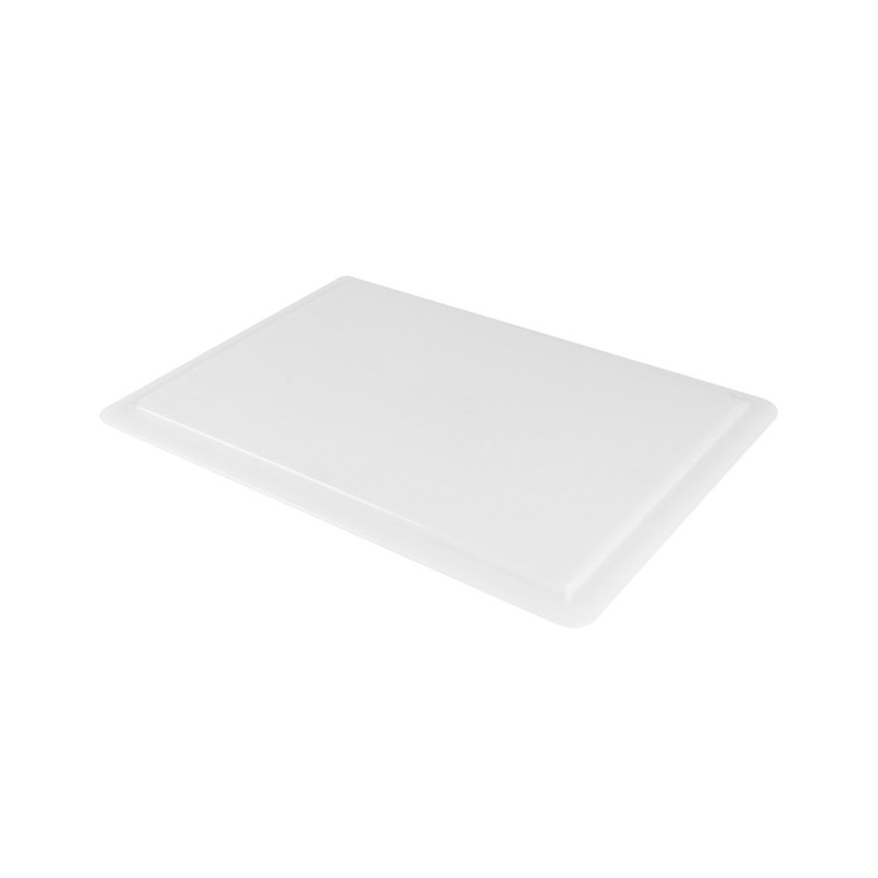 Couvercle blanc pour demi bac à pâtons - 400x300x300 mm