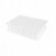 Couvercle blanc pour demi bac à pâtons - 400x300x300 mm
