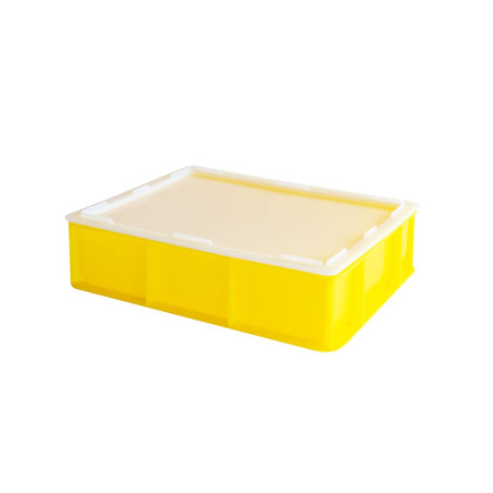 Couvercle blanc pour demi bac à pâtons - 400x300x300 mm