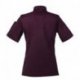 Veste de cuisine femme Unera - manches courtes - col. prune Robur