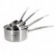 Lot de 4 casseroles inox Prim'Appety - ∅14,16,18,20