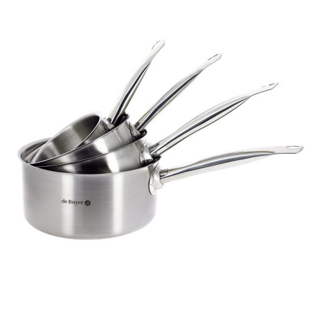 Lot de 4 casseroles inox Prim'Appety - ∅14,16,18,20