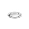 Plat oval Uni inox - 34x22 cm