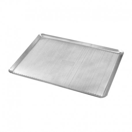 Plaque pâtissière perforée - aluminium - 300x400x10 mm