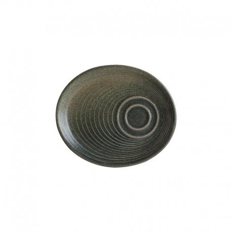 Assiette sous-tasse Hornfels grès vitrifié - Ø20x17 cm