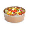 Couvercle 1300 ml en PET - pour boîte à salade
