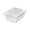 Barquette translucide charcutière  500 g - 14,3x11,1x4,9 cm