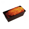 Moule à cake anti-adhérent 32x10x8cm bords pliés sur fil