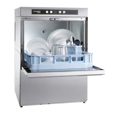 Lave-vaisselle DSP4 - 30 paniers/h - cycle de lavage 120" - cuve 2 kW - sans adoucisseur - 600x635x820 mm