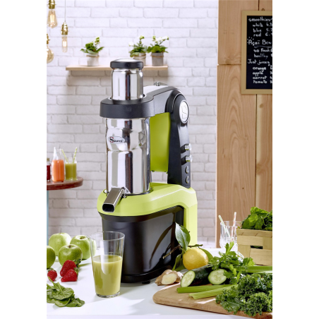 Extracteur de jus Nutrisantos 65 - vitesse 5 à 80 tr/min - 650W - 220/240V mono - 412x236x642 mm
