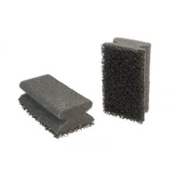 Poignée tampon abrasif noir Hi-Pro 12x7x4,5 cm
