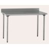 Table adossée inox sans étagère - sans roulettes - 1000x700x900 mm