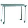 Table centrale inox sans étagère - avec roulettes - 1000x700x900 mm