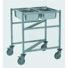 Cuvier GN - pour 2x GN 1/1 ou 1x GN 2/1 - 740x625x850 mm