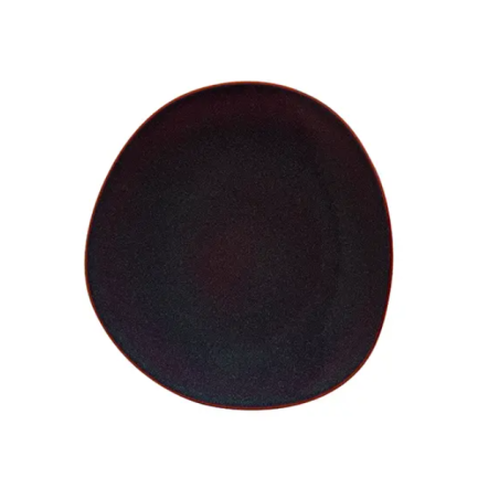 Assiette de présentation Nympheas  - bleue - 32cm