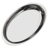 Plat à gratin oval Uni inox - 38x23 cm