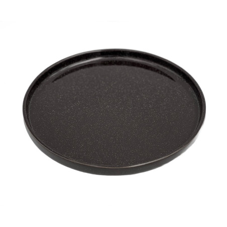 Assiette Tour ronde noire -  Ø25 cm
