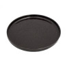Assiette Tour ronde noire -  Ø25 cm