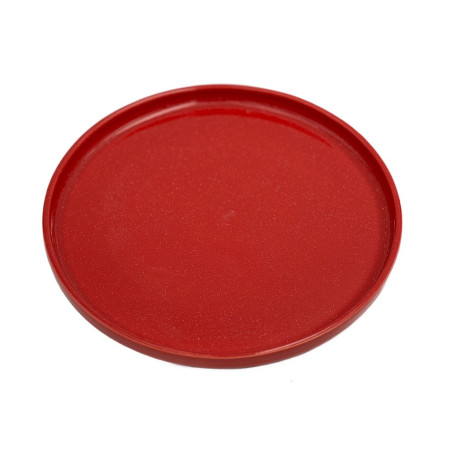 Assiette Tour ronde rouge -  Ø25 cm