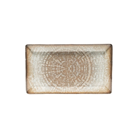 Assiette rectangulaire Crête - 29x17,5 cm