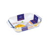 Plat à four rectangulaire 3 litres verre trempé 35x23x7 cm