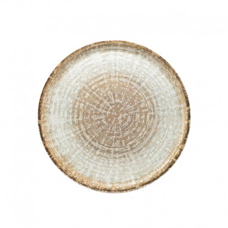 Assiette à pizza Crète - en grès - 31 cm