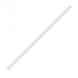 Paille en papier individuelle col. blanc Ø6x20 cm