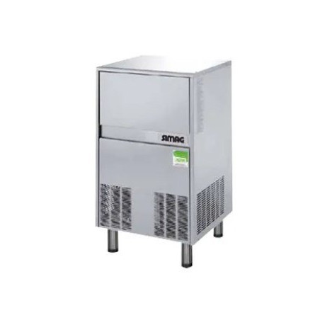 Machine à glaçons en grains - 70 kg avec cabine incorporée - stockage de 25 kg - 230V - 70 kg/24h - 340W