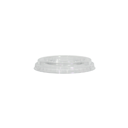 Couvercle pour pot à dessert 26,6cl en APET transparent